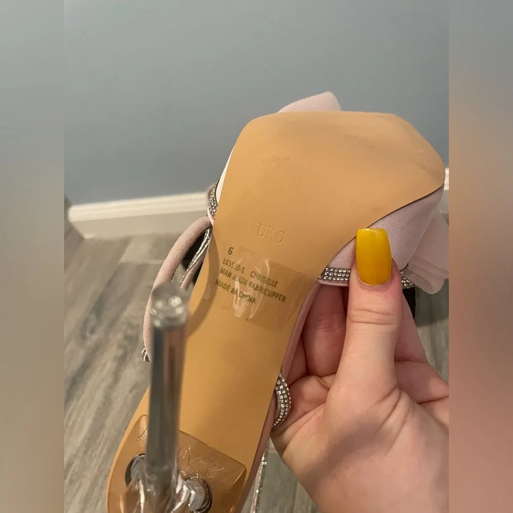 NIB Pink Sparkly heels EGO